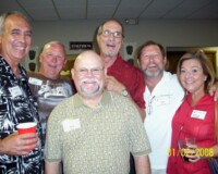 45 Year Reunion
David Sullins, Gene Anderson (64), Walt Myatt, Ken Appleby (65), Ron Drennan & Leslie James Porterfield