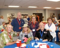 50 Year Reunion
Seated: Brad and Christine Faudree & Gerry Cavener ('65) Standing: Larry Nowlin, Carol McKinney Cavener & Kathy Myatt